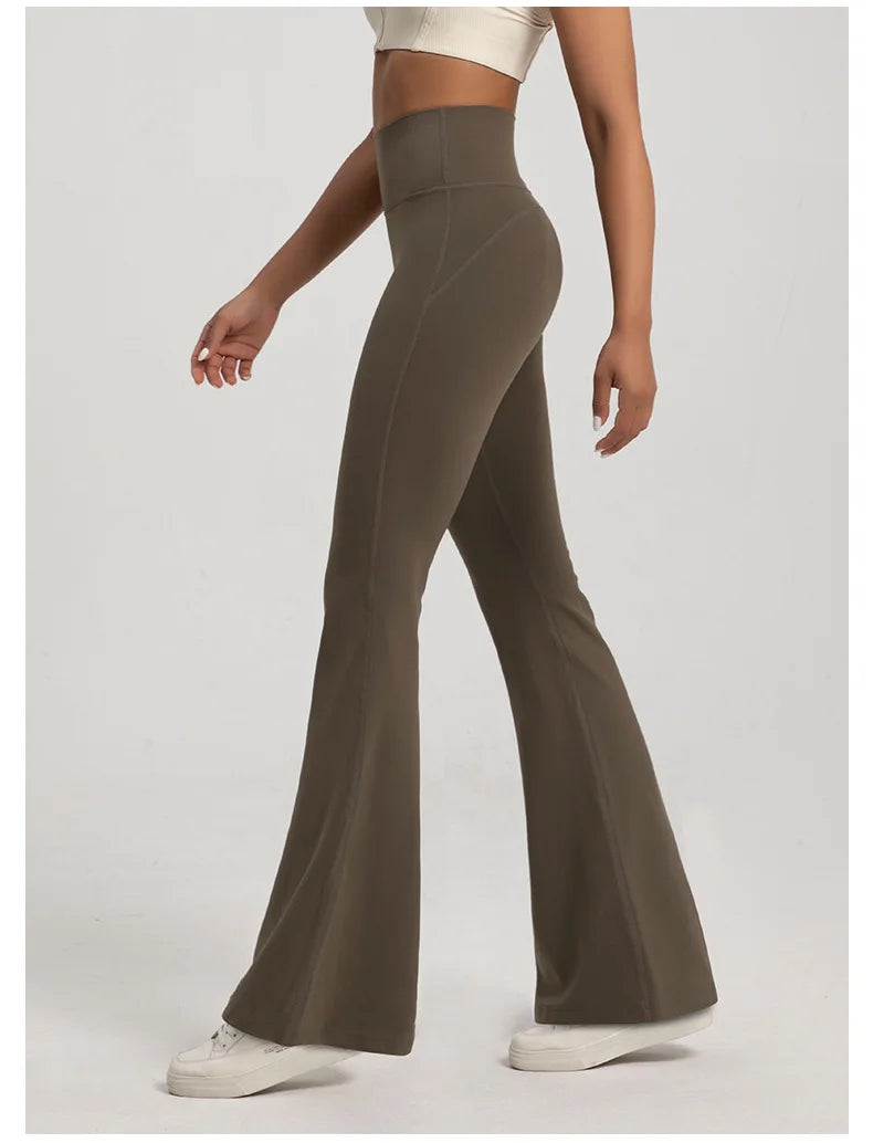 Pantalon de Yoga Évasé Femme