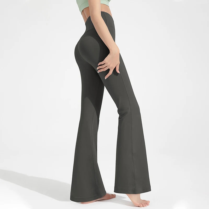 Pantalon de Yoga Évasé Femme